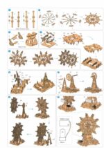 Holz Solar Puzzle mit Solarantrieb – Bild 4