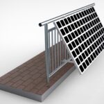 Aufständerung Balkonkraftwerk für 2 Photovoltaik-Module