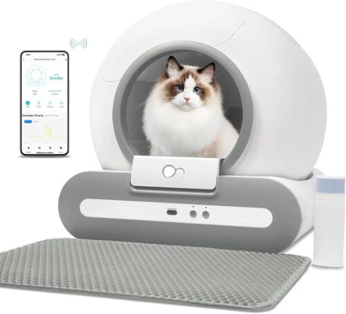 Vollautomatische_smarte_Katzentoilette Smarte Katzentoilette selbstreinigend. – Bild 1