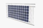 Aufständerung Balkonkraftwerk für 2 Photovoltaik-Module – Bild 8