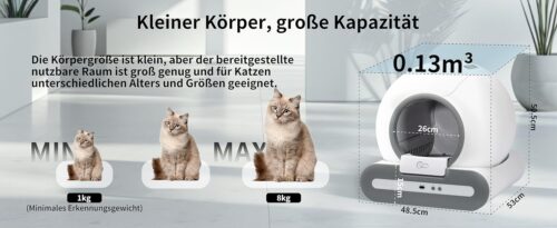 Für Katzen von 1 bis 8 KG Für Katzen von 1 bis 8 KG