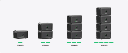 Steckerkraftwerk mit 8 KW Speicher und 8 Solarmodulen mit 3600 Watt