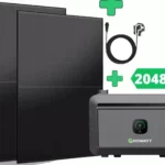 Genehmigungsfrei 2 KW Speicher und Solarmodulen mit 840 Watt