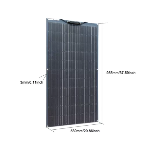 Flexible Solarpanels (2×120 W) & SolarLaderegler – Bild 2