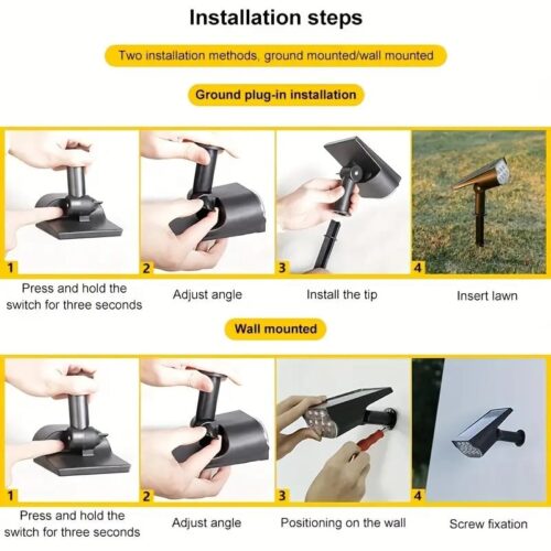 Solar-Lampe  Wasserdicht, Hell & Nachhaltig – Bild 3