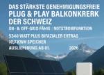 Das leistungsstärkste genehmigungsfreie Plug & Play Balkonkraftwerk der Schweiz