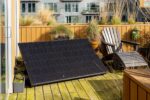 Balkonkraftwerk 600/445 Watt für die Terrasse mit Ständer