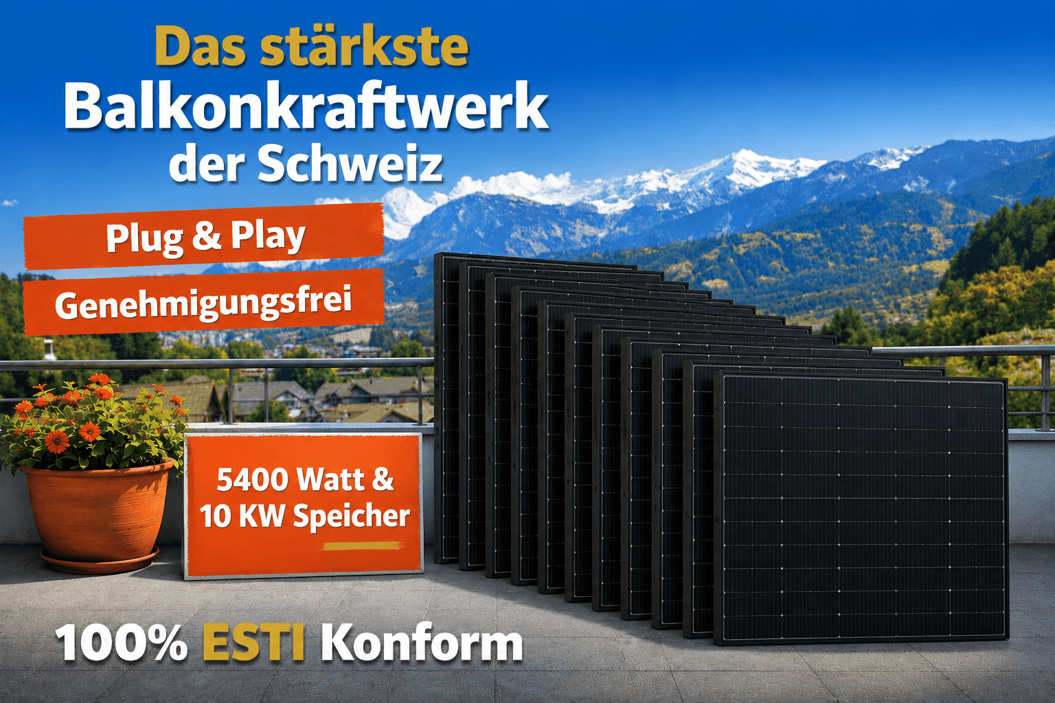 3025b489-1368-4fda-acb3-7f4e1c00b4ea Das leistungsstärkste genehmigungsfreie Plug & Play-Balkonkraftwerk der Schweiz – Bild 1