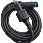 5-Meter-Standardkabel – Anschlusskabel für NEP600, Schuko-Stecker mit Schweizer Fixadapter und Dichtung