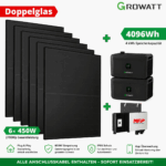 Genehmigungsfrei: 4 kW-Speicher & 6 bifaziale Solarmodule mit 2760 Watt