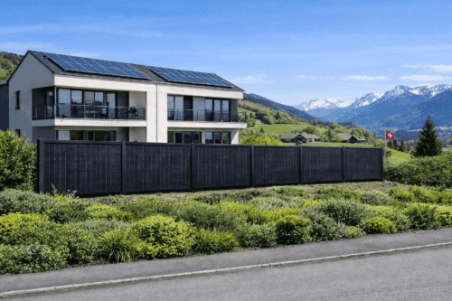 Solarzaun mit 2 Solarmodulen – Bild 4