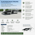 2 mal Ständer für Terrasse, Garten, Flachdach – Bild 3