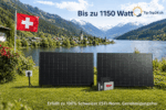 Balkonkraftwerk 920/600 Watt, bifaziale Hochleistungsmodule
