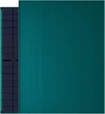 4 kW-Speicher & 6 grüne bifaziale Solarmodule mit 2580 Watt