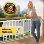 Avoltik Balkonkraftwerk Halterung Eckig - für 2 Module, verstellbar – Bild 3