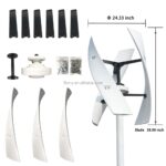 Vertikal Windkraftwerk 2000 Watt