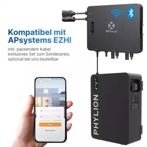 Phylion Batteriespeicher kompatibel mit APsystems EZHI