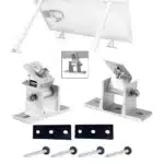 Halterung für  1 Photovoltaikmodul, verstellbar Silber – Bild 3