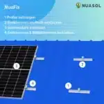 Photovoltaik Solarpanel Halterung Trapezblechdach Befestigung – Bild 2