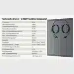 Flexibles Solarpanel 240 Watt – Bild 8