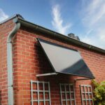 Halterung für  1 Photovoltaikmodul, verstellbar Silber