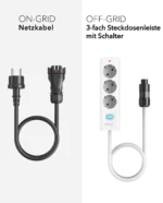 Inselanlage On/Offgrid 890 Watt Solarleistung 2,7 KW Speicher – Bild 2