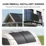 Flexibles Solarpanel 240 Watt